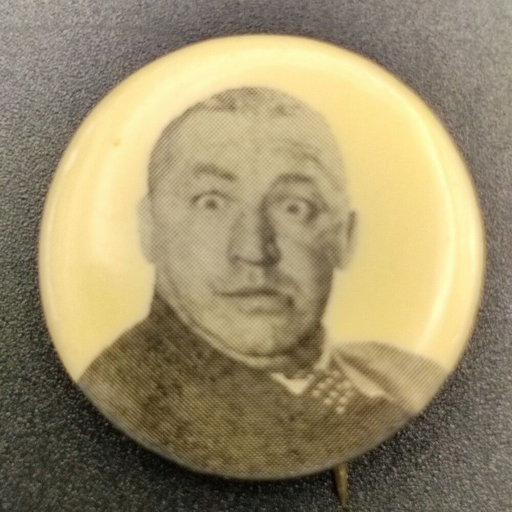 Vintage Curly Howard Pinback Button The Three Stooges Celebrity Comedy